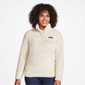 LLBean hi pile fleece pullover.